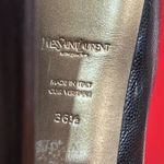 YSL  Yves Saint Laurent Tribtoo Tribute Patent Platform Pump Shoes Heels 36.5 Photo 8