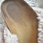 Garnet Hill | Mira Fuzzy Slides Mauve Faux Fur Criss Cross Sandal Slippers | 8 Photo 4