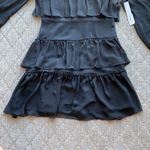 Gianni Bini  LBD Mia lace tiered closet staple cocktail Christmas New Year size 4 Photo 3