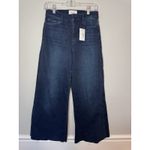 Frame  Le Palazzo Crop Wide Leg Jeans Porter Dark Blue Stretch Sz 26 NWT$250 Photo 11
