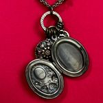 Sonoma Locket Necklace With Key And Leaf Charm Accent Photo 1