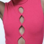 ZARA FUCHSIA CUT OUT BODYSUIT Photo 5