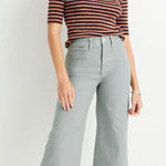 Madewell  Emmett Wide-Leg Crop Pants in Blue Horizon- Size 27 Photo 0