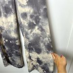 Nasty Gal  High Waisted Tie dye Wide Leg Pants Cream Photo 5