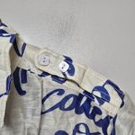 C/MEO COLLECTIVE  Slow Burn Long Sleeve Short Logo Print Cream Oversized XXS Photo 8