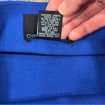 Cynthia Rowley  Blue & Black Colorblock Zipper Pencil Skirt Size 4 Photo 4