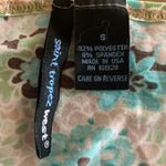 Saint Tropez West  Top Groovy Silky Womens Small Floral Spring Hippie Photo 6