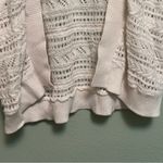 Faded Glory  Cream Open-Knit Cardigan Photo 3