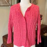 Nine & Co. Wool Nylon Angora Pink cardigan Sweater Photo 0