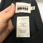 Leslie Fay Vintage Little Black Dress Deep V Neck  Womens 8 Sleeveless Cocktail Photo 10