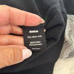 Monrow Camo Contrast Sleeve Pullover Crewneck Sweater Black Size M Photo 10