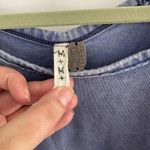 Free People Pullover Cupcake Sunrise Dolman Sleeve Sweatshirt Vintage Blue M Photo 5