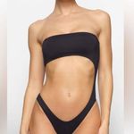 SKIMS STRAPLESS MONOKINI IN ONYX BLACK SIZE 2X NWT Photo 0
