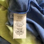 Maroni NWOT Women’s Lime And Blue Tie Dye VNeck Oversized Tee SM Green Photo 8