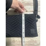 IHKWIP Triple Entry Quilted Crossbody Wristlet Strap Black Travel Vacation Purse Photo 7