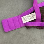 Wacoal  Embrace Lace Bra Size 34DD Brown Purple 65191 Unlined Underwire Photo 6