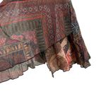 Desigual Luka Mesh Patchwork Skirt Size Medium Asymmetrical Hem Summer Boho Chic Photo 3