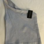 NIKIBIKI  Ribbed One-Shoulder Seamless Crop Top Photo 0