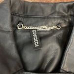 Divided vegan leather moto jacket small Photo 2