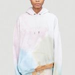 Collina Strada x Charlie Engman brush strokes tie dye wave hem hoodie sweater size XS Photo 0
