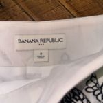 Banana Republic  black & white business casual silky 8 skirt Photo 1