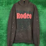 Travis Scott x SP5DER ATL Rodeo Days Before Rodeo Hoodie Size Large Brown Photo 0