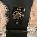 Nasty Gal Quilted Furry Slides Photo 9