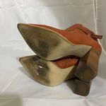 Steve Madden Steven Klick Cognac Leather Pointed Toe Block Heel Boots size 8 Photo 8