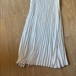 AKARII PLEATED SLIT DRESS White Size XS Photo 5