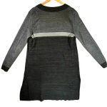 Misook ‎ Women’s Open Tri Color Gray Casual Front Pocket Cardigan Medium Photo 1