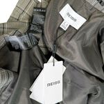 Reiss Tamy Checked Slim Fit Suit Blazer, Grey Check, 14 (US) Photo 11