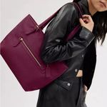 Coach Authentic  1941 pebbled leather zip top Tote Photo 0