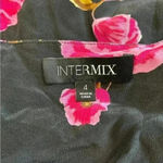 Intermix  Dresses Bernice 100% silk Floral Dress in size 4 Photo 9