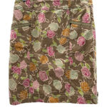 Anthropologie Vintage Hei Hei Sidewalk Garden Floral Print Pencil Skirt Size 4 Photo 0