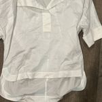 Ted Baker London Avereye Wide Neck Cotton Batwing Blouse size 2 White Photo 3