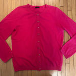 Talbots  Charming Cardigan in Bright Pink, Unsized (Size L) Photo 0