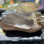 Tory Burch Women's Ivory Reese Scrunch Tassel Ballet Flat Size 7 Shoes Photo 1