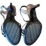 Calvin Klein Metallic T-Strap Heels Photo 3