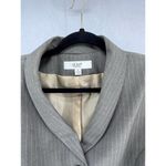 Le Suit Women’s 2-Piece Charcoal gray shirt Pinstripe Suit Set Size 18 Photo 2
