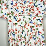 ASTR  the Label White Floral Serilda Cutout Puff Sleeve Mini Dress Cottage Sz XS Photo 6