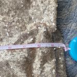 Bari Jay 1624 Sequins Spaghetti Strap Maxi Gown Gold 4 Photo 5