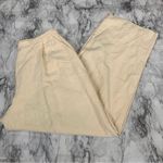 Valerie Stevens  Silk Linen Blend Lightweight Pants  Pale Yellow Petite Small Photo 0