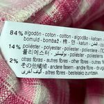 ZARA Women's Pink White Checkered Plaid Long Sleeve Button Shirt Crop Top Size M Photo 4