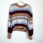 BAUM UND PFERDGARTEN Courtney Autumn Tan Striped Pullover Sweater Size XS Photo 4