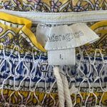 Jennifer Grace Jennifer and Grace Yellow Floral Tiered Printed Ruffle Sleeve Top & Skirt Set L Photo 4