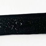 Banana Republic Wool Blend Black Sequin Skinny Scarf Sparkles Holiday Dressy EUC Photo 1