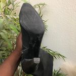 Y2K Cyber Punk Gothic Baddie Knee High Black Boots Silver Buckle Pointed Toe Photo 7