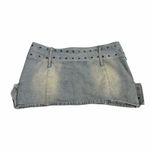 Jaded London  Assassin Micro Mini Skirt Blue Denim Photo 6