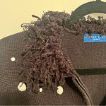 Karen Scott Ugly Christmas Cardigan Embroidered Sweater Photo 6