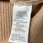 Madewell  Sweater Womens Small Beige Cable Knit Pullover Long Sleeve Pocket Photo 10